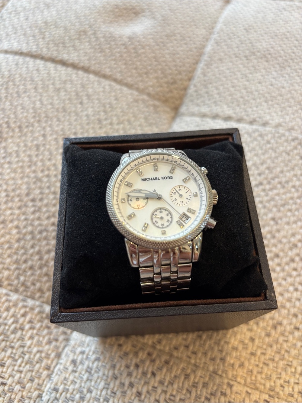 Michael Kors Ritz Silver-Tone MK5020 Wrist Watch for Women